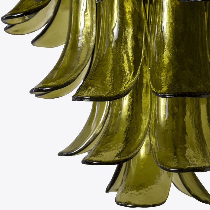 Meldenwren Glass Chandelier-Moonnatur