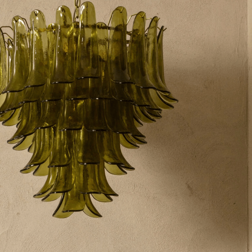 Meldenwren Glass Chandelier-Moonnatur