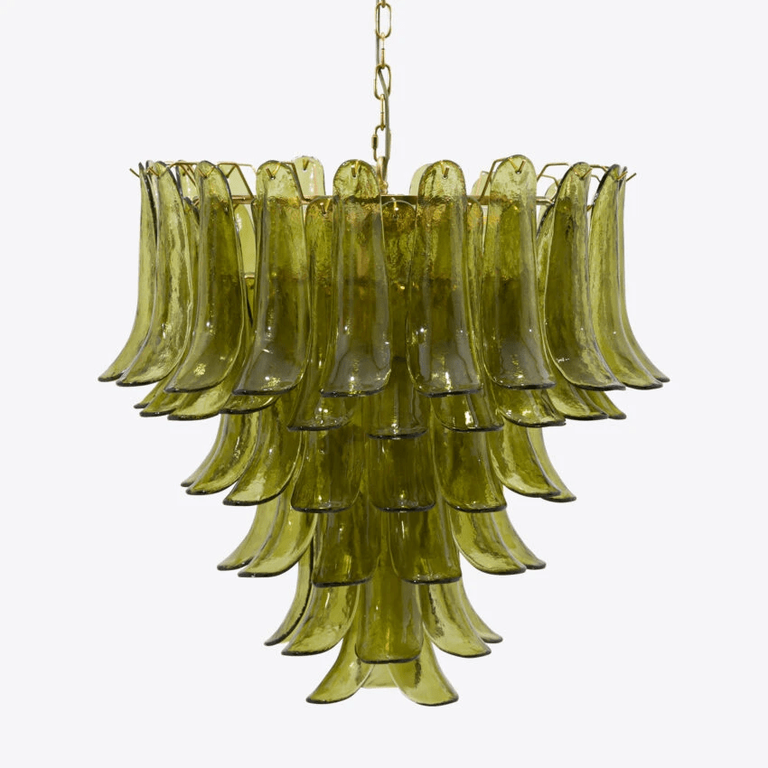 Meldenwren Glass Chandelier-Moonnatur