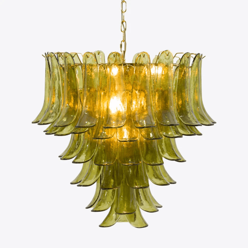 Meldenwren Glass Chandelier-Moonnatur
