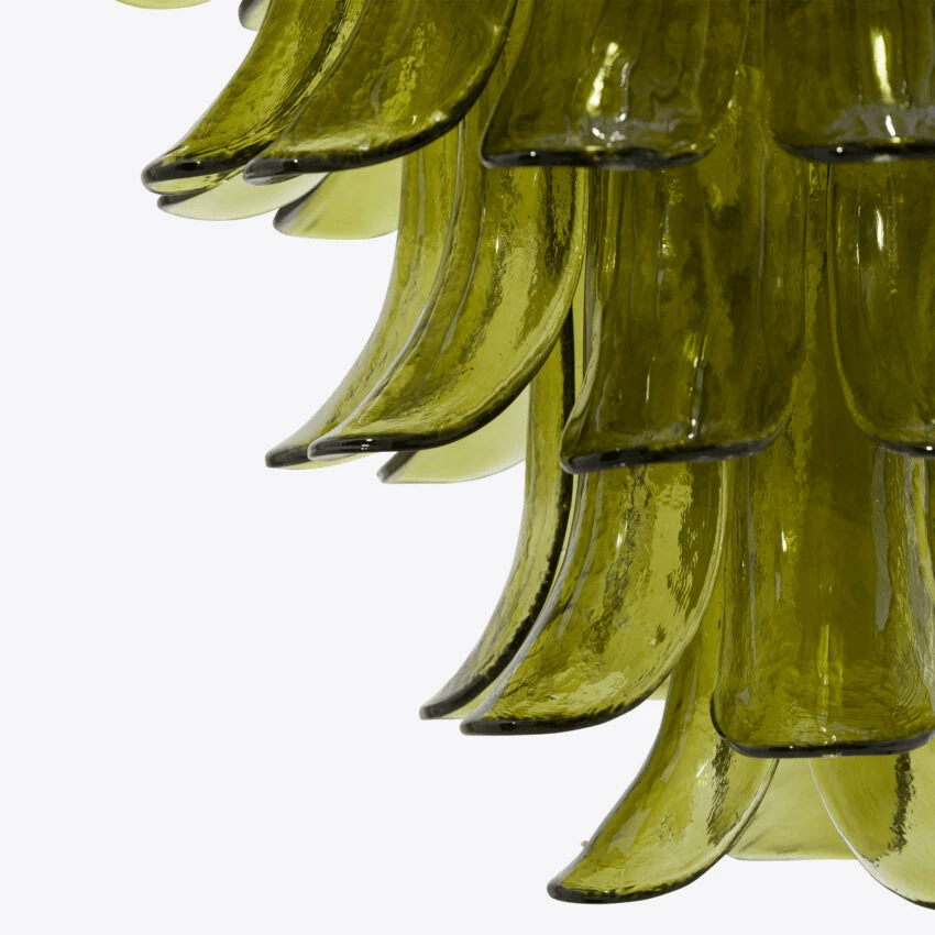 Meldenwren Glass Chandelier-Moonnatur