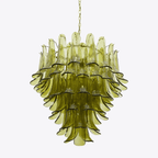Meldenwren Glass Chandelier-Moonnatur