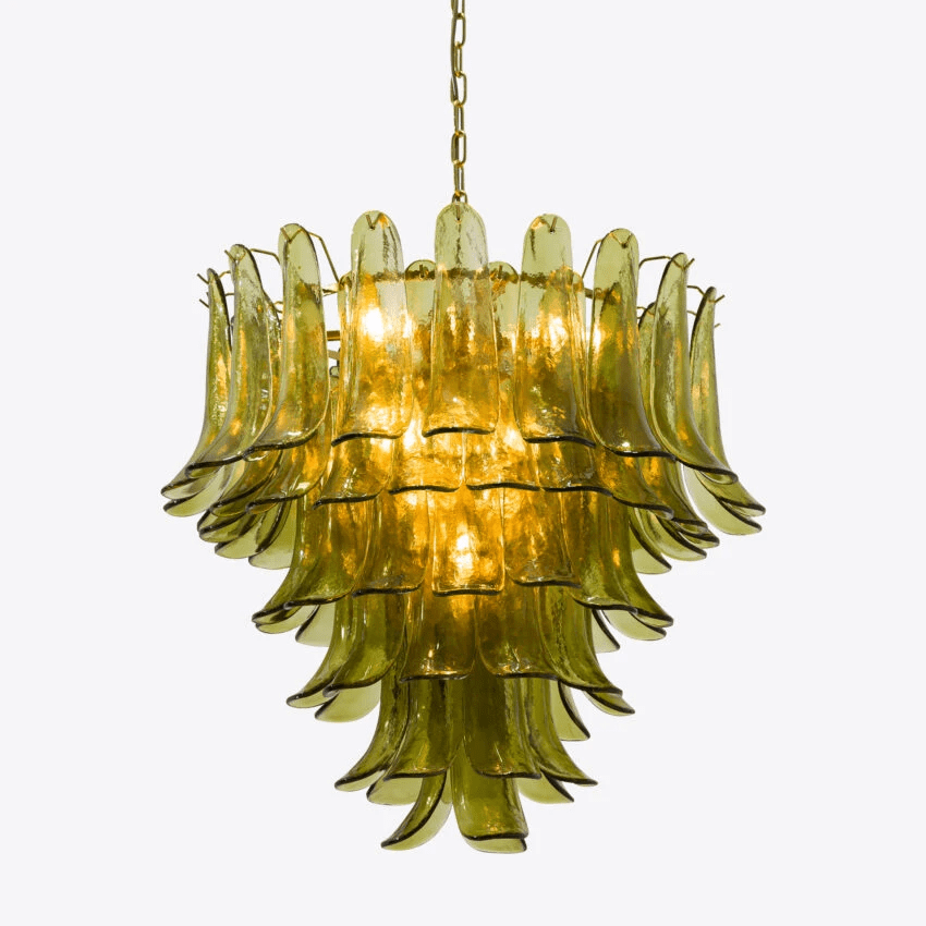 Meldenwren Glass Chandelier-Moonnatur