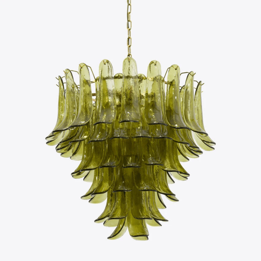 Meldenwren Glass Chandelier-Moonnatur