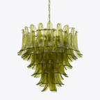Meldenwren Glass Chandelier-Moonnatur