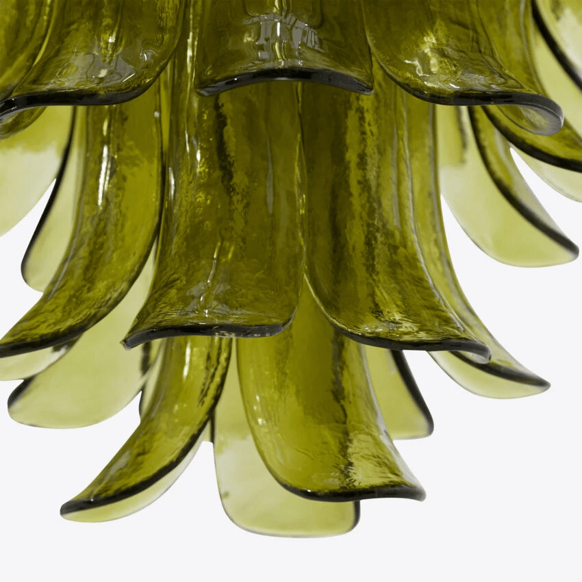 Meldenwren Glass Chandelier-Moonnatur