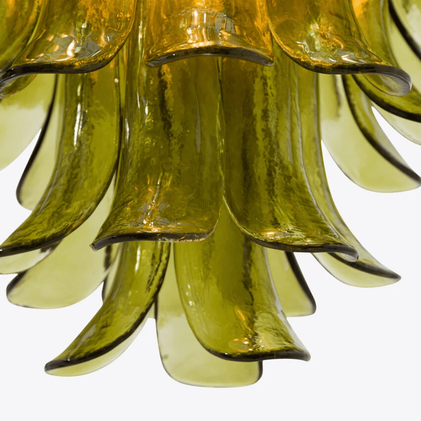 Meldenwren Glass Chandelier-Moonnatur