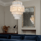 Merrenrose Glass Chandelier-Moonnatur