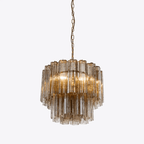Veldeneth Glass Chandelier-Moonnatur