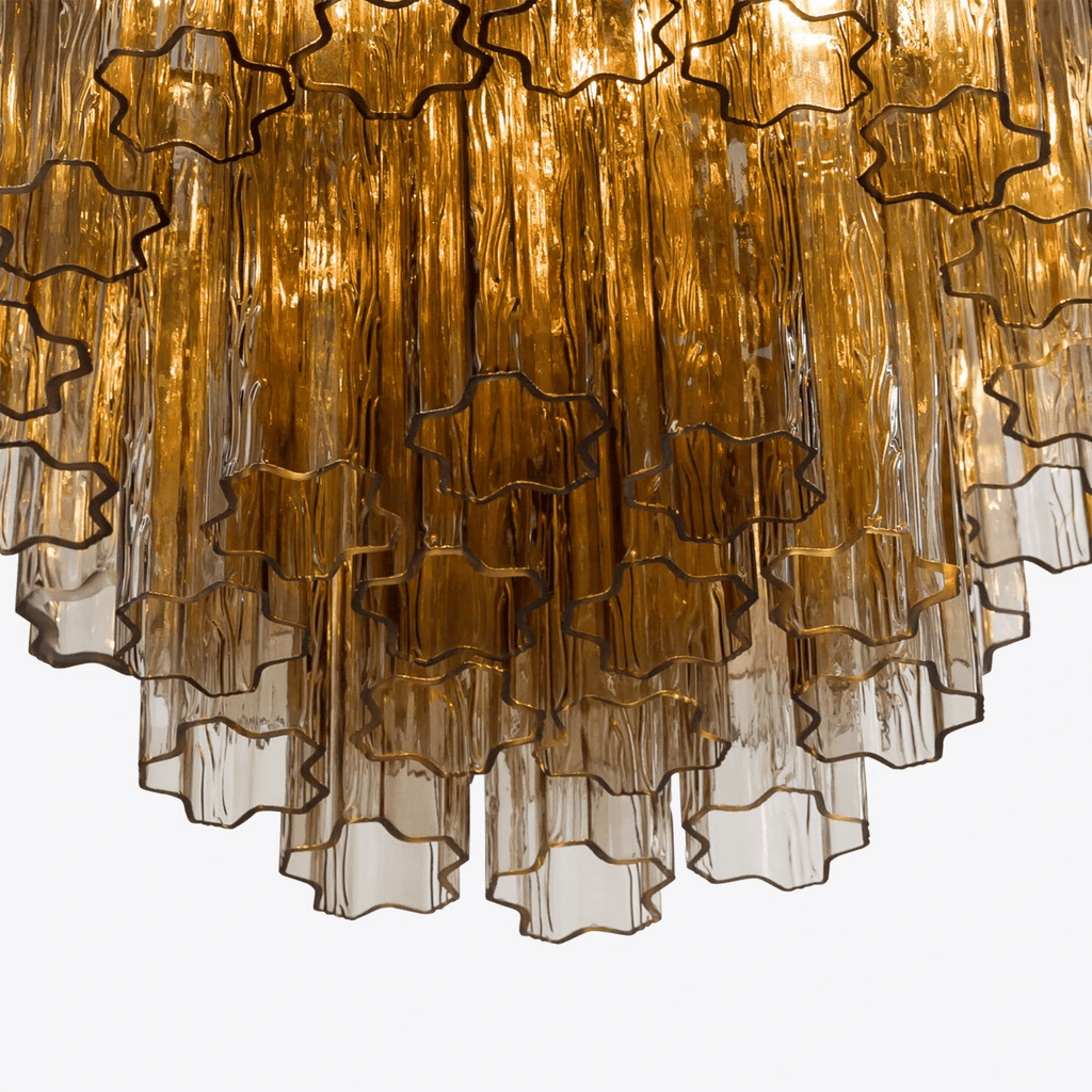 Veldeneth Glass Chandelier-Moonnatur