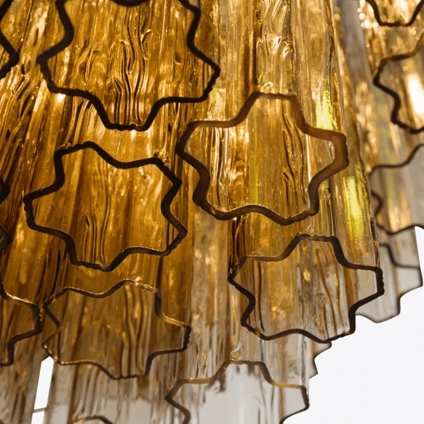 Veldeneth Glass Chandelier-Moonnatur
