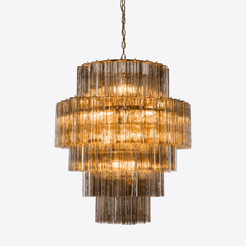 Merrenrose Glass Chandelier-Moonnatur