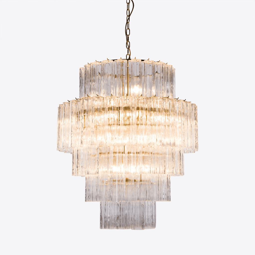 Merrenrose Glass Chandelier-Moonnatur