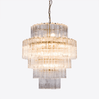 Merrenrose Glass Chandelier-Moonnatur