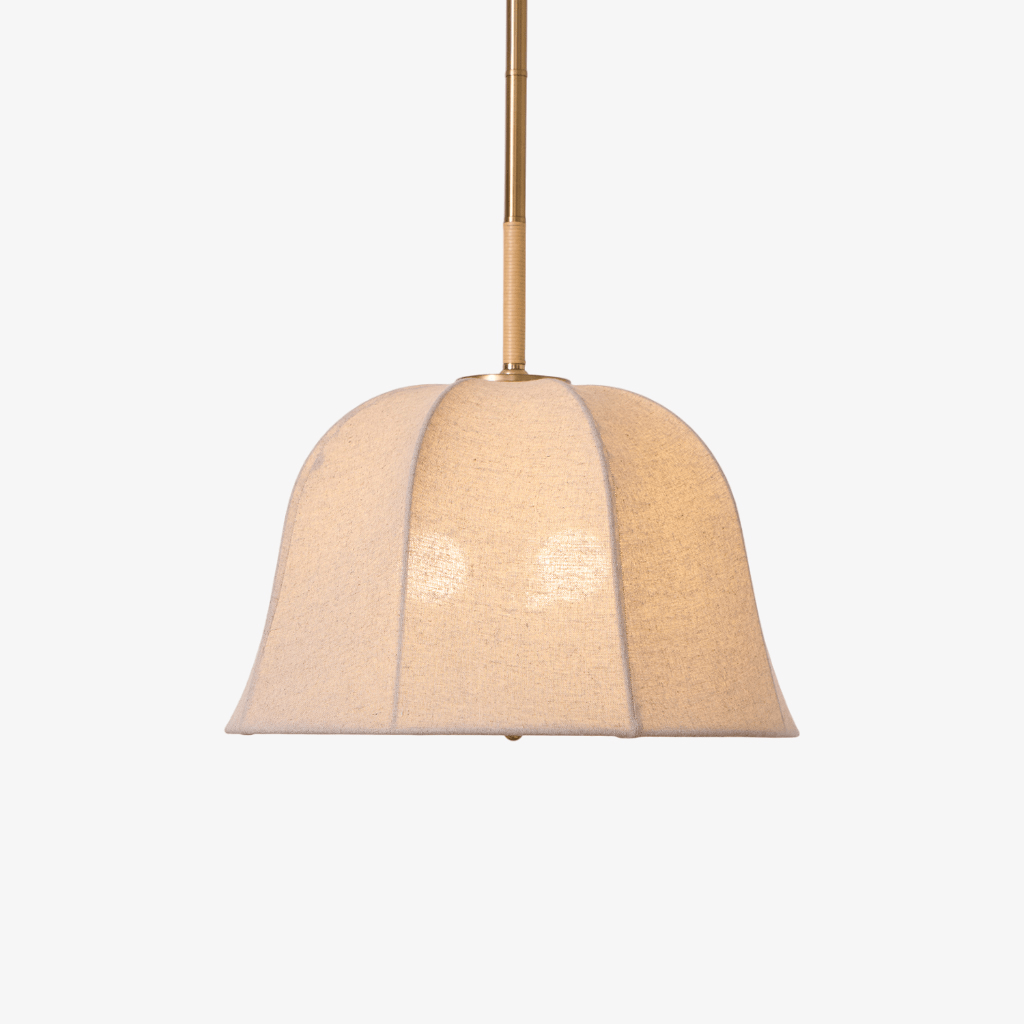 Alwyniel Linen Pendant Light-Moonnatur