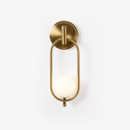 Glenwyn Glass Wall Light-Moonnatur