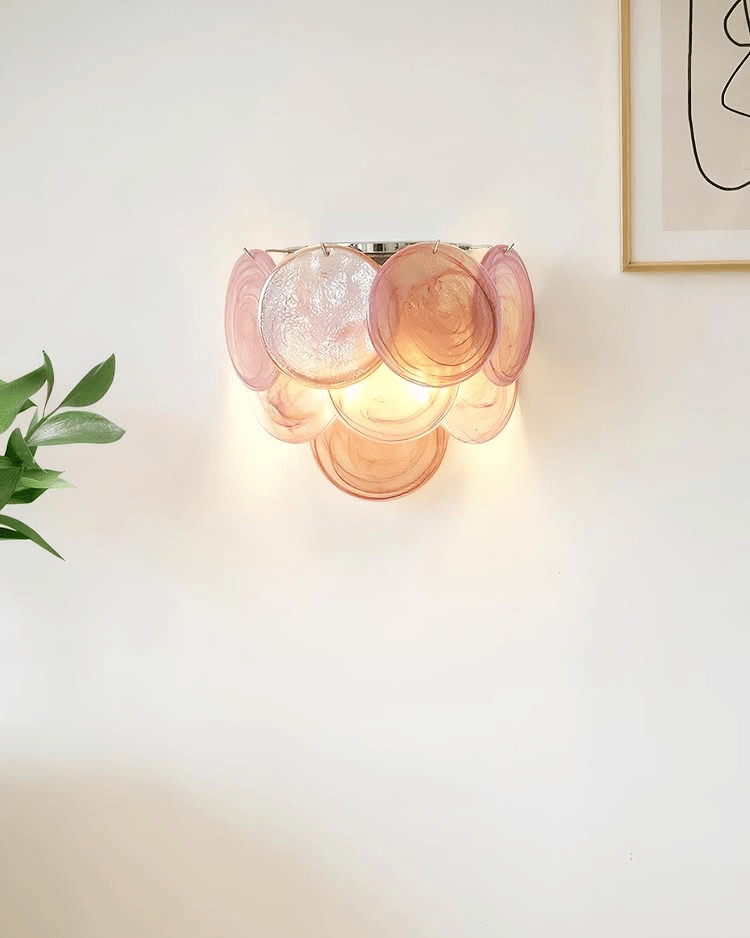 Trevenera Glass Wall Light-Moonnatur