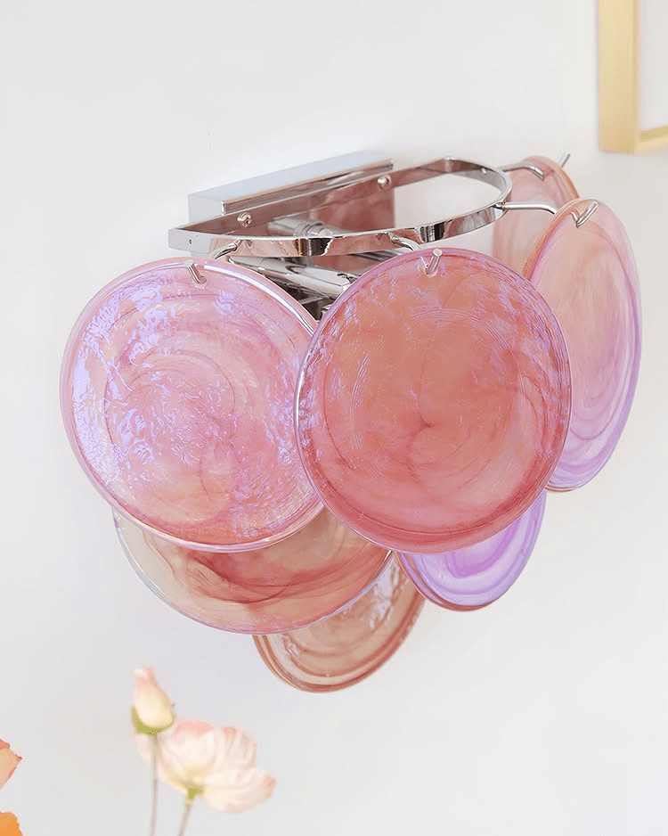 Trevenera Glass Wall Light-Moonnatur