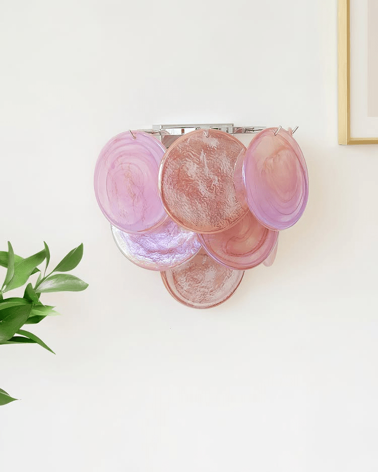 Trevenera Glass Wall Light-Moonnatur