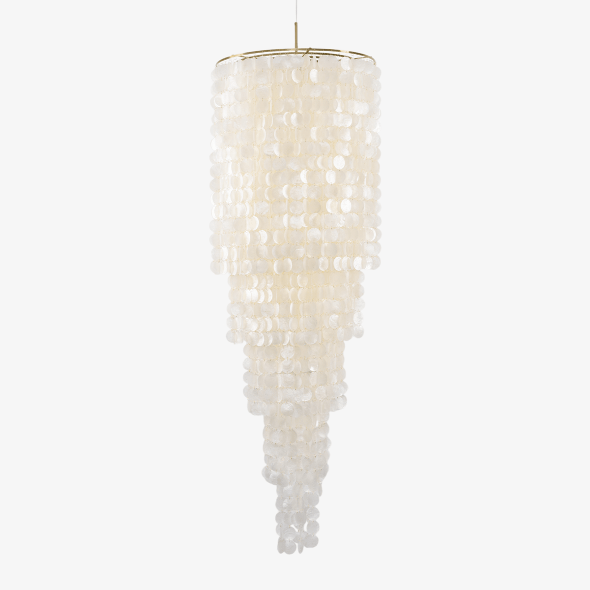 Seldenune Shell Chandelier-Moonnatur