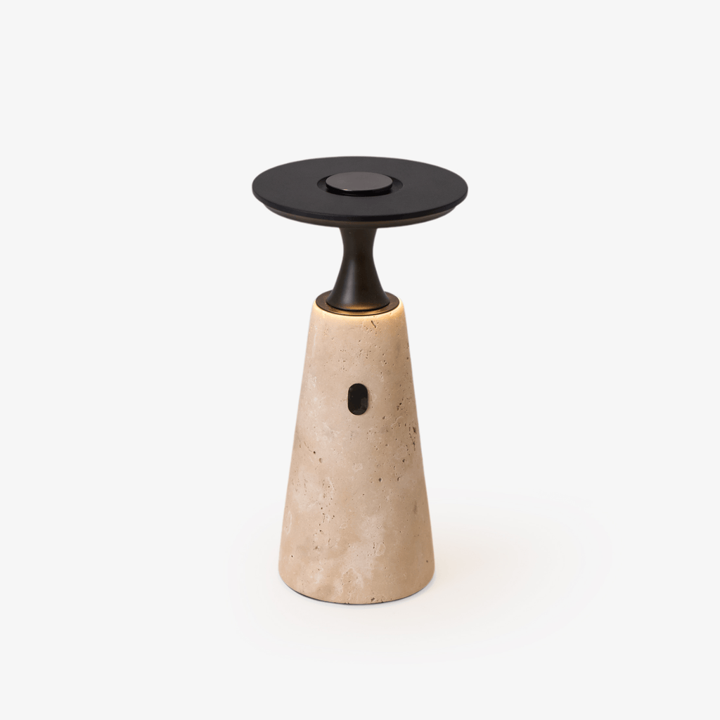 Kenrenheath Travertine Table Lamp-Moonnatur