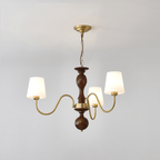 Caldereth Wood Chandelier-Moonnatur