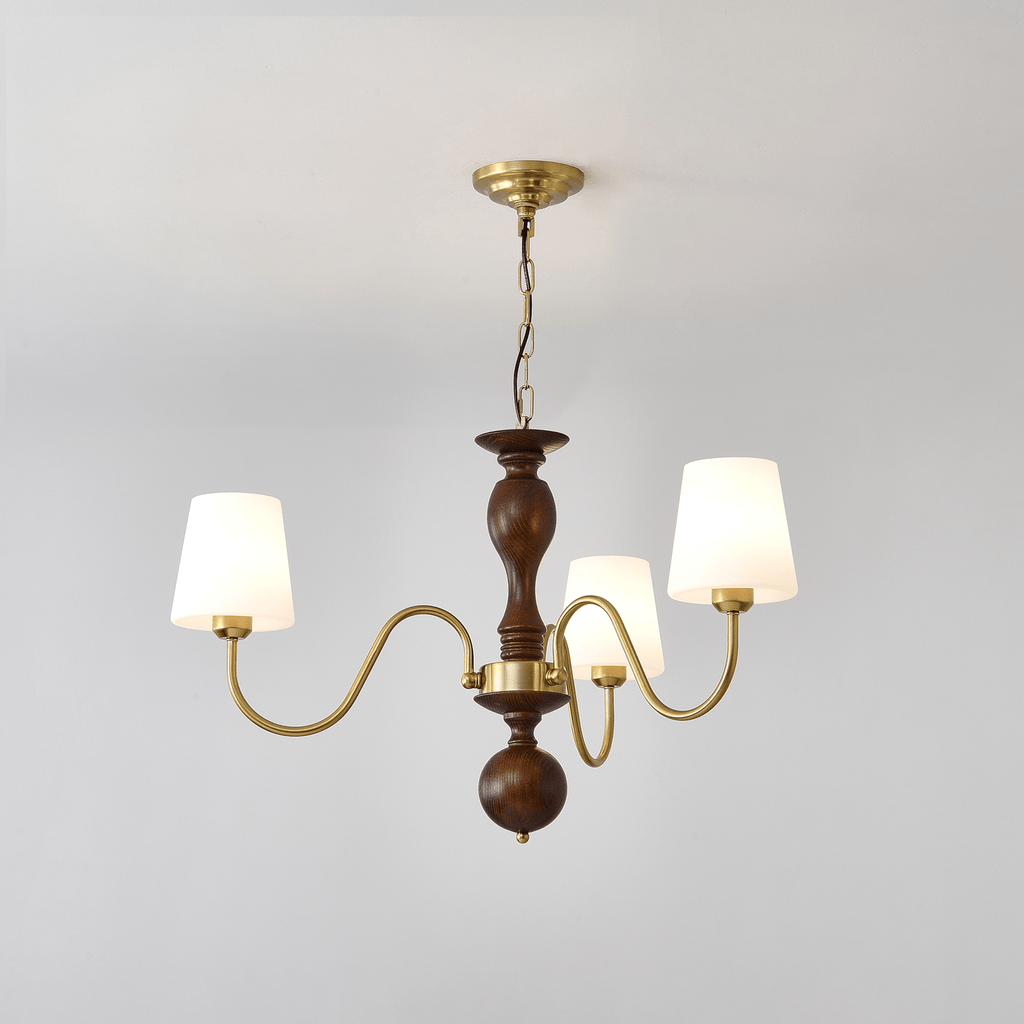 Caldereth Wood Chandelier-Moonnatur