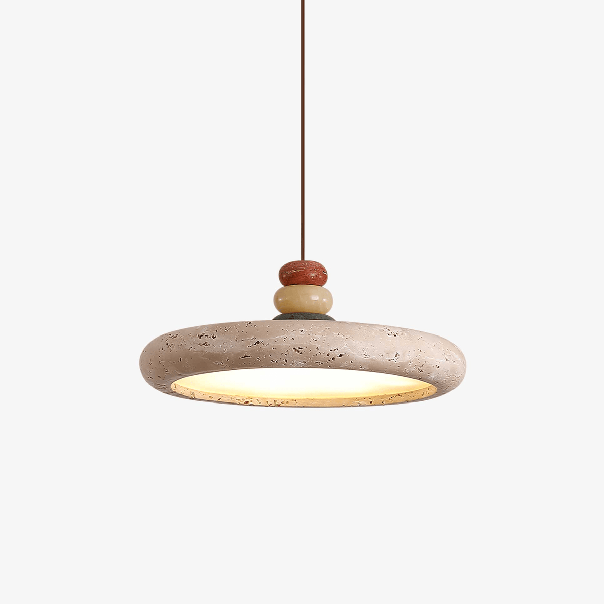 Jardenwick Travertine Pendant Light-Moonnatur