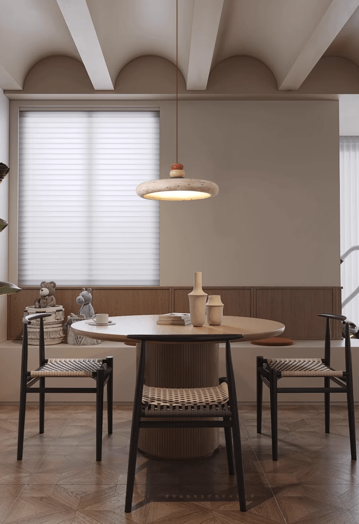 Jardenwick Travertine Pendant Light-Moonnatur