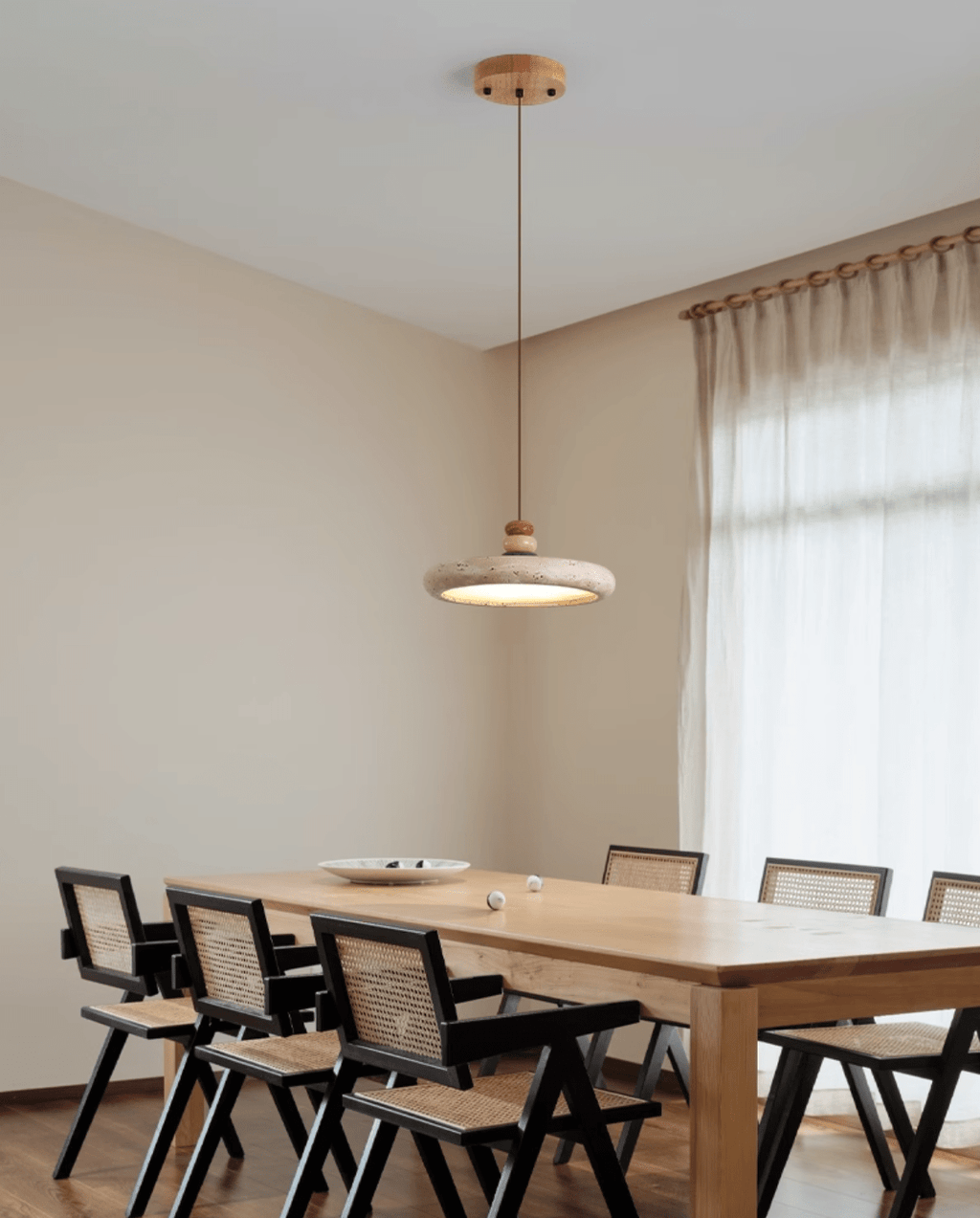 Jardenwick Travertine Pendant Light-Moonnatur