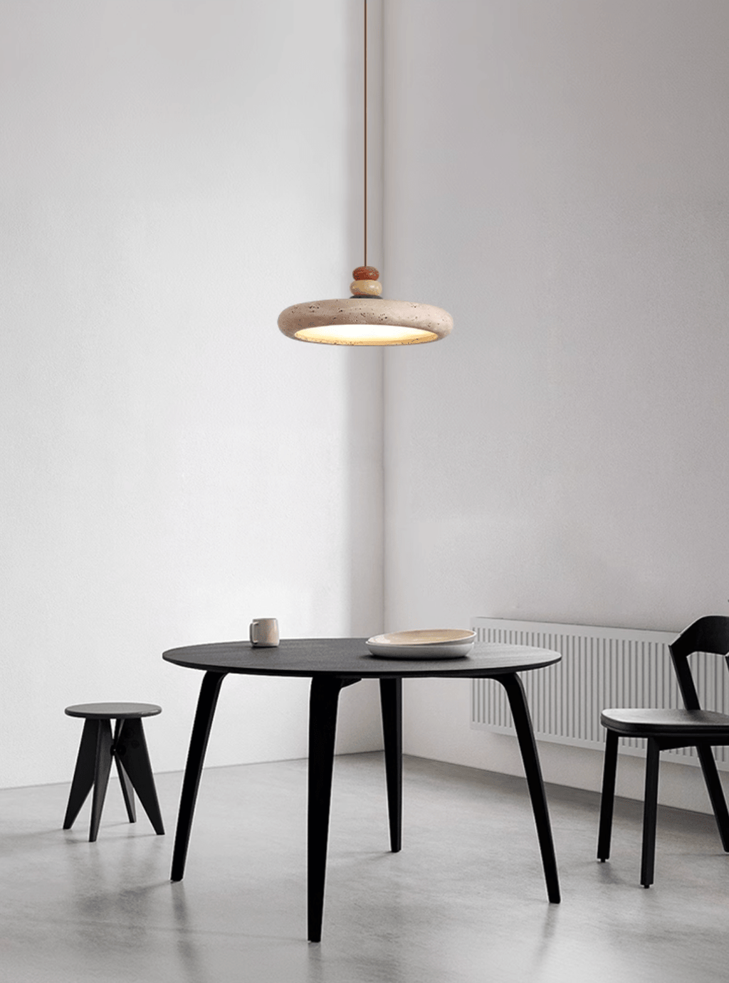 Jardenwick Travertine Pendant Light-Moonnatur