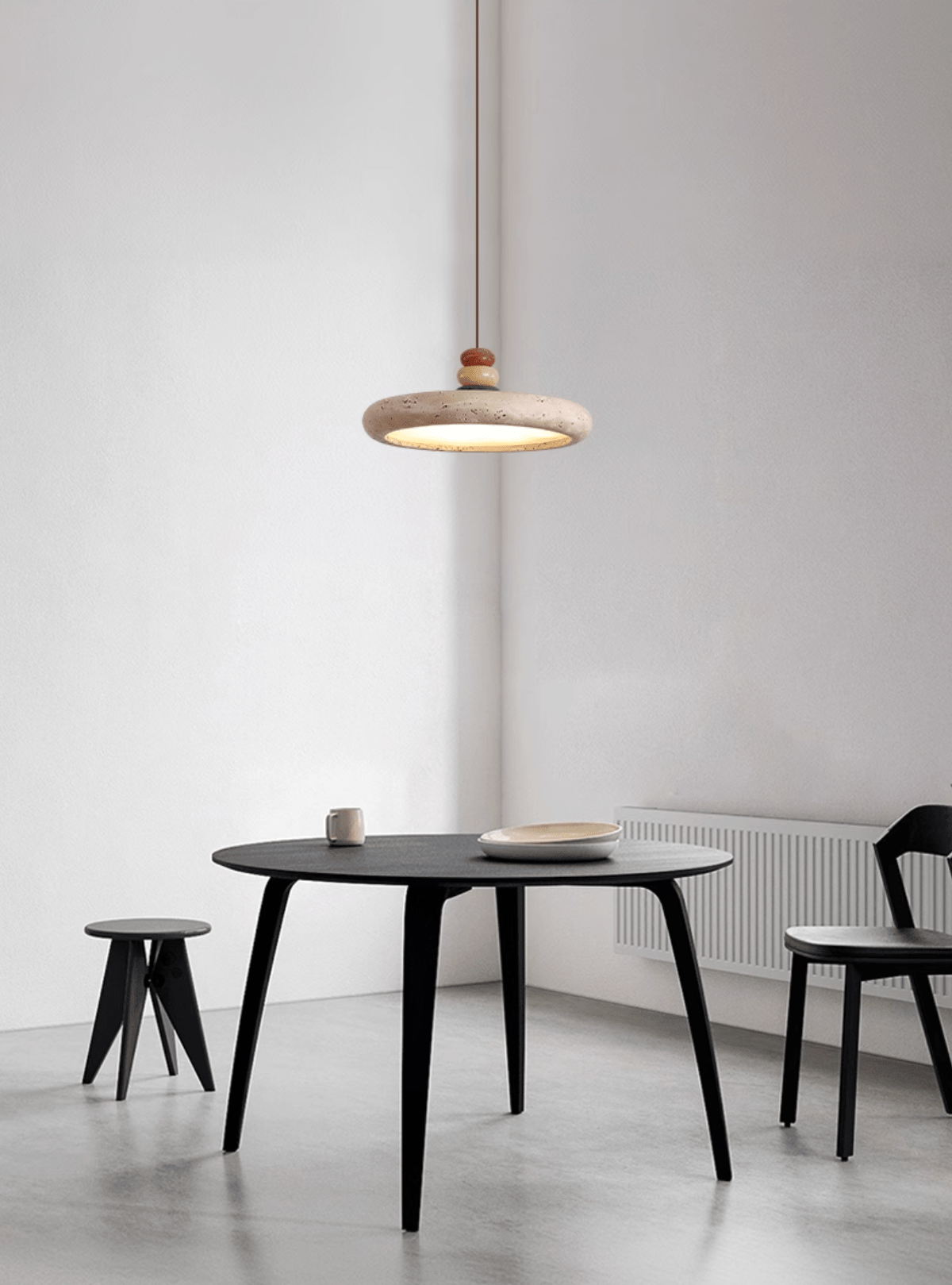 Jardenwick Travertine Pendant Light-Moonnatur