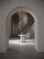 Osternia Glass Chandelier-Moonnatur