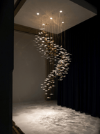 Deldenlyn Glass Chandelier-Moonnatur