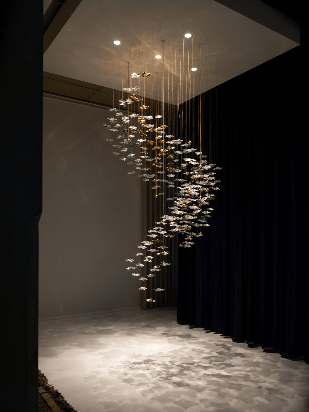 Osternia Glass Chandelier-Moonnatur