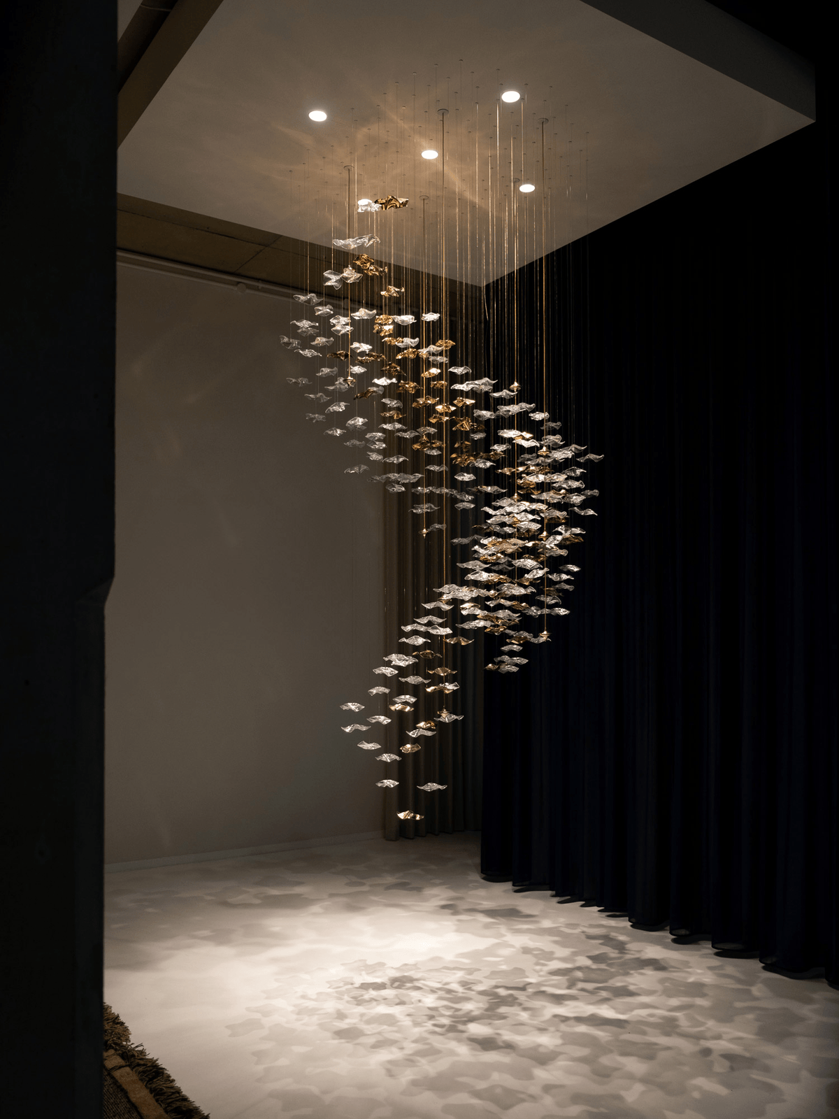 Osternia Glass Chandelier-Moonnatur