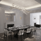 Deldenlyn Glass Chandelier-Moonnatur