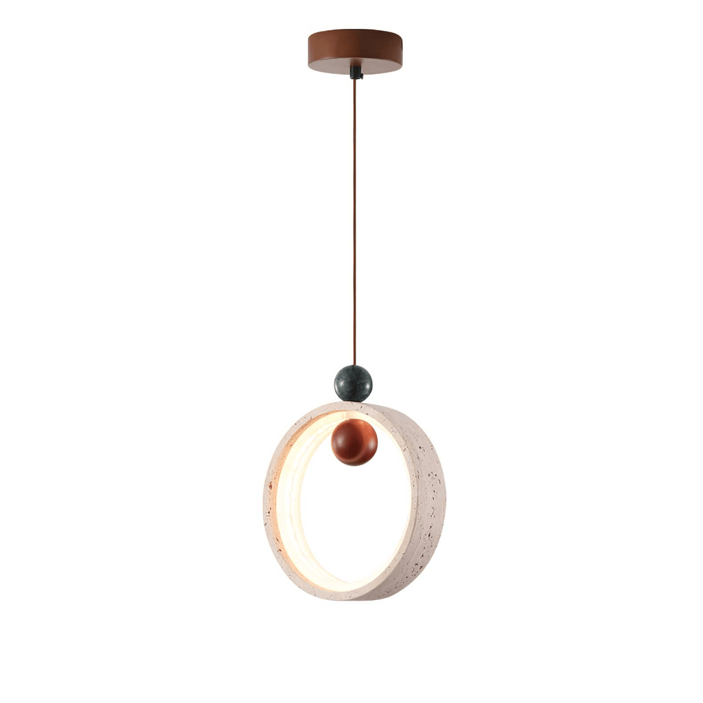 Ivrenhaven Travertine Pendant Light-Moonnatur