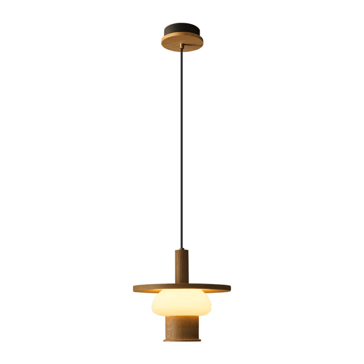 Vionelle Wood Pendant Light-Moonnatur
