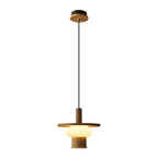 Vionelle Wood Pendant Light-Moonnatur