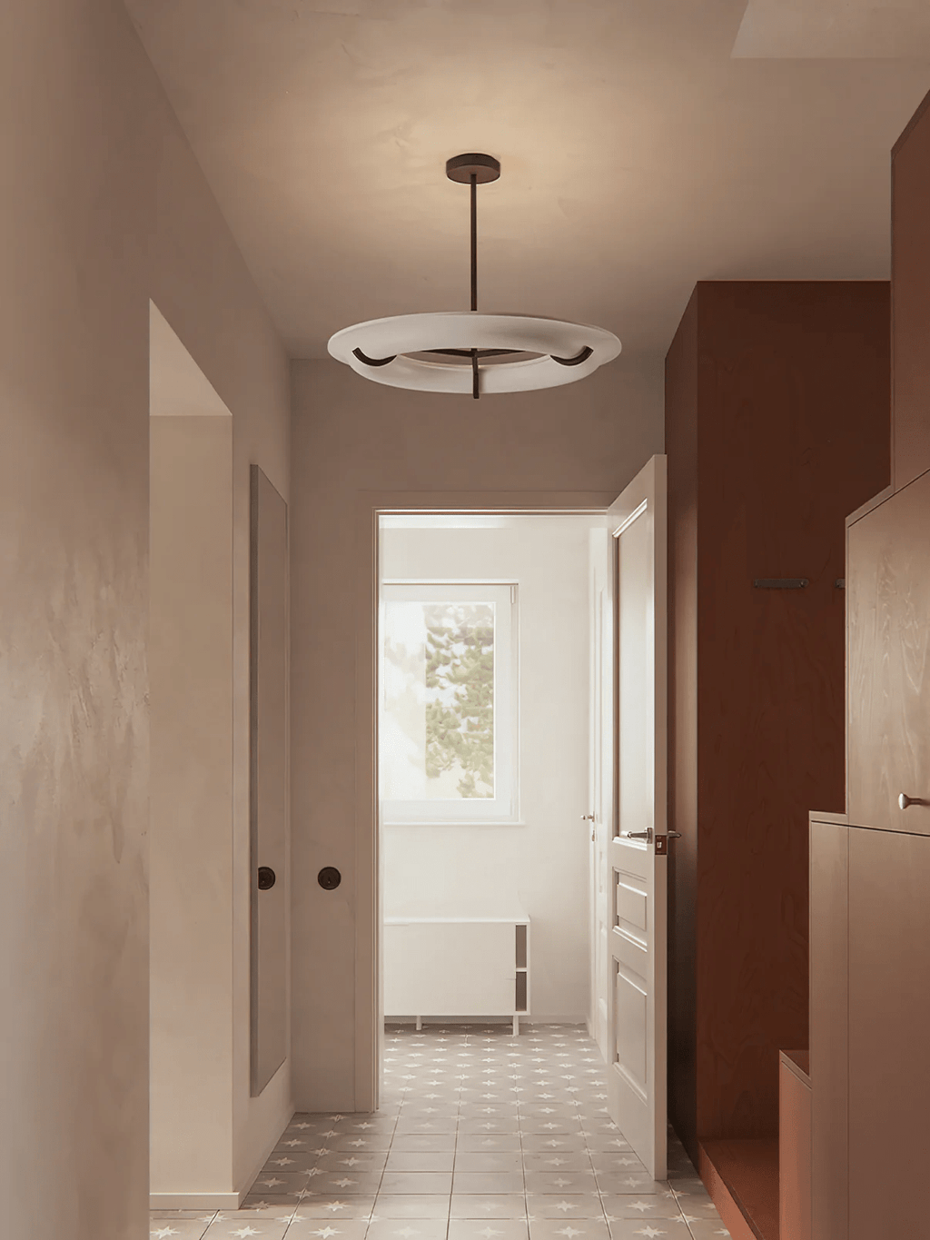 Inverwell Alabaster Chandelier-Moonnatur