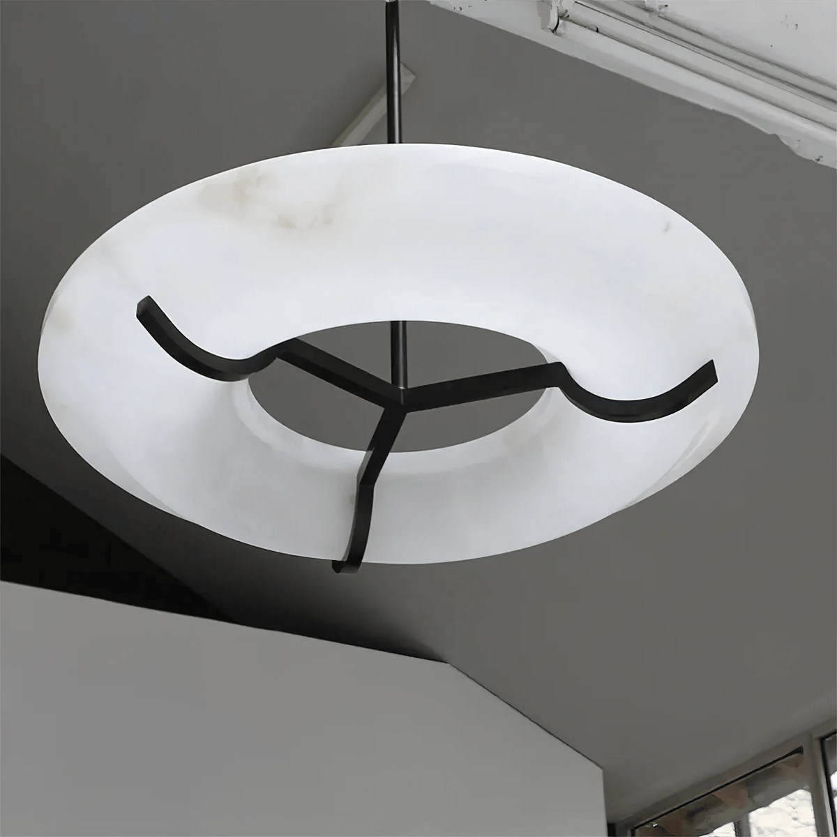 Inverwell Alabaster Chandelier-Moonnatur