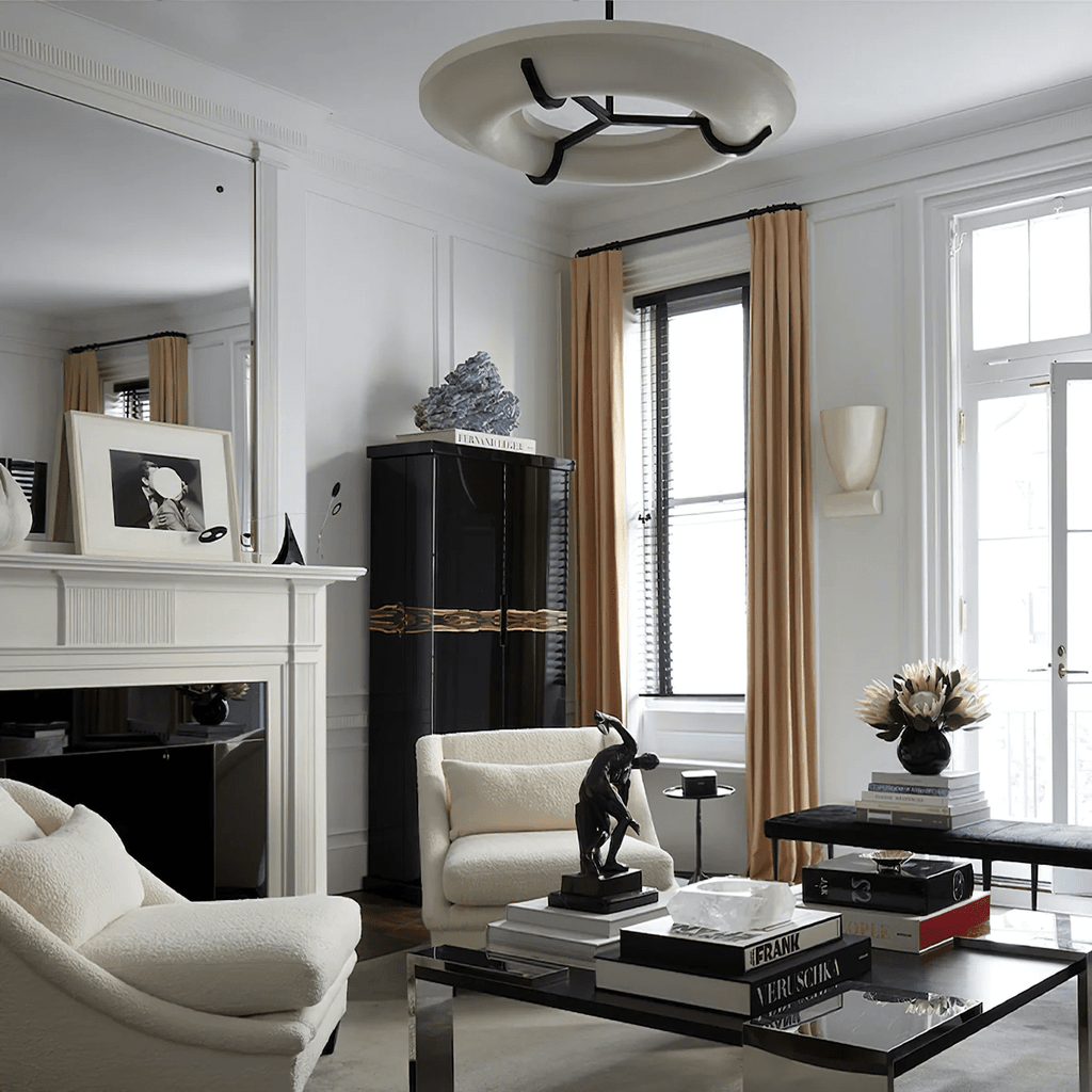 Inverwell Alabaster Chandelier-Moonnatur