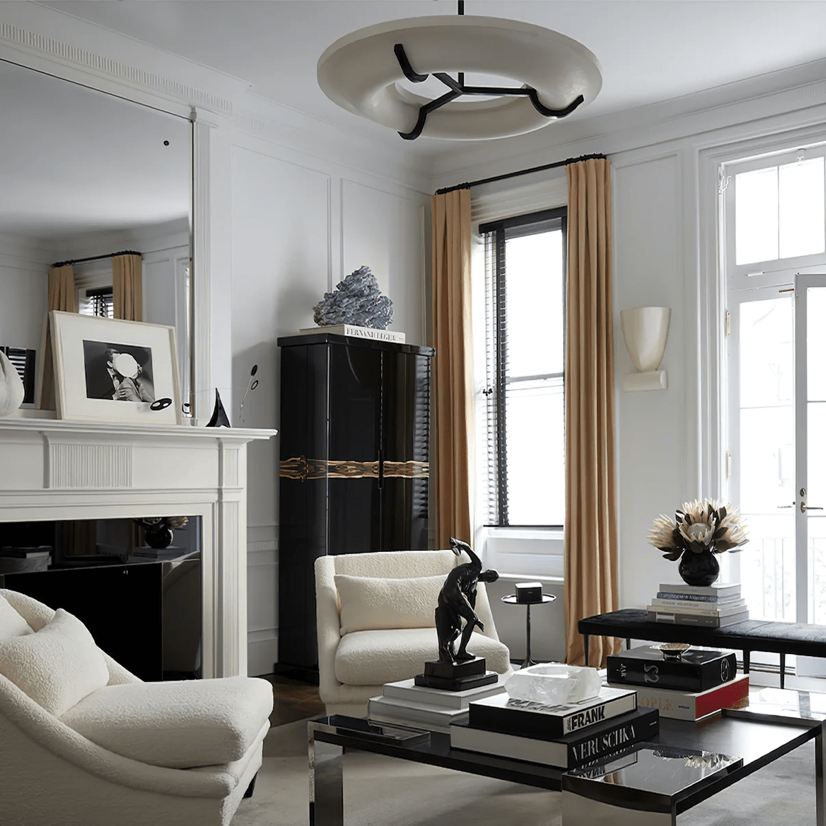 Inverwell Alabaster Chandelier-Moonnatur