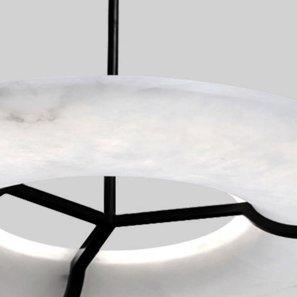 Inverwell Alabaster Chandelier-Moonnatur