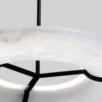 Inverwell Alabaster Chandelier-Moonnatur