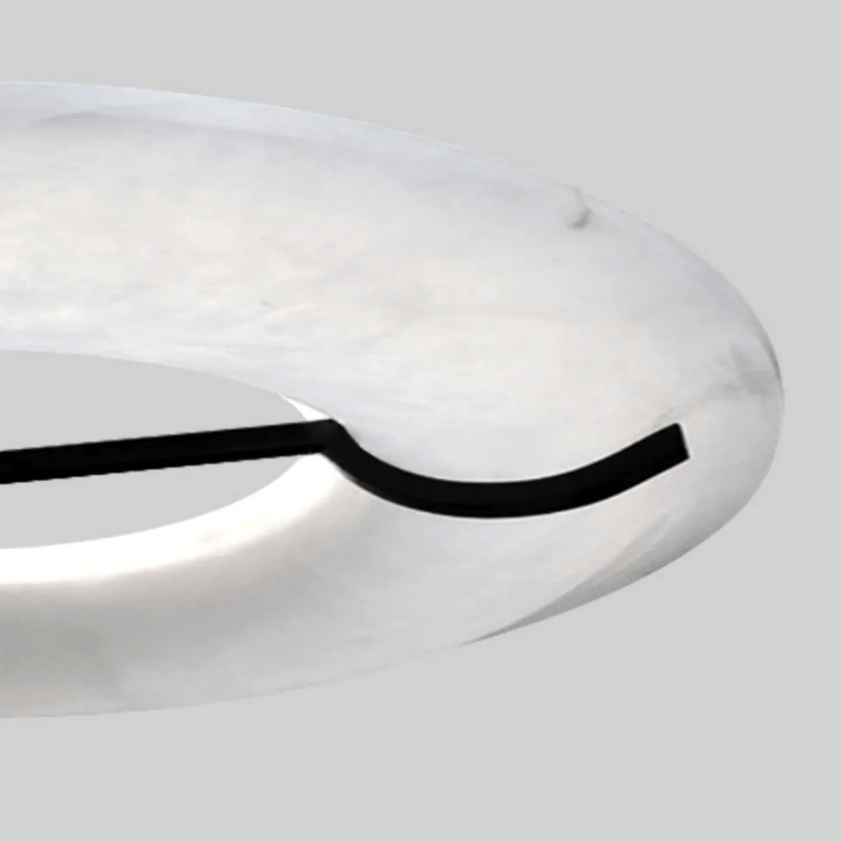 Inverwell Alabaster Chandelier-Moonnatur