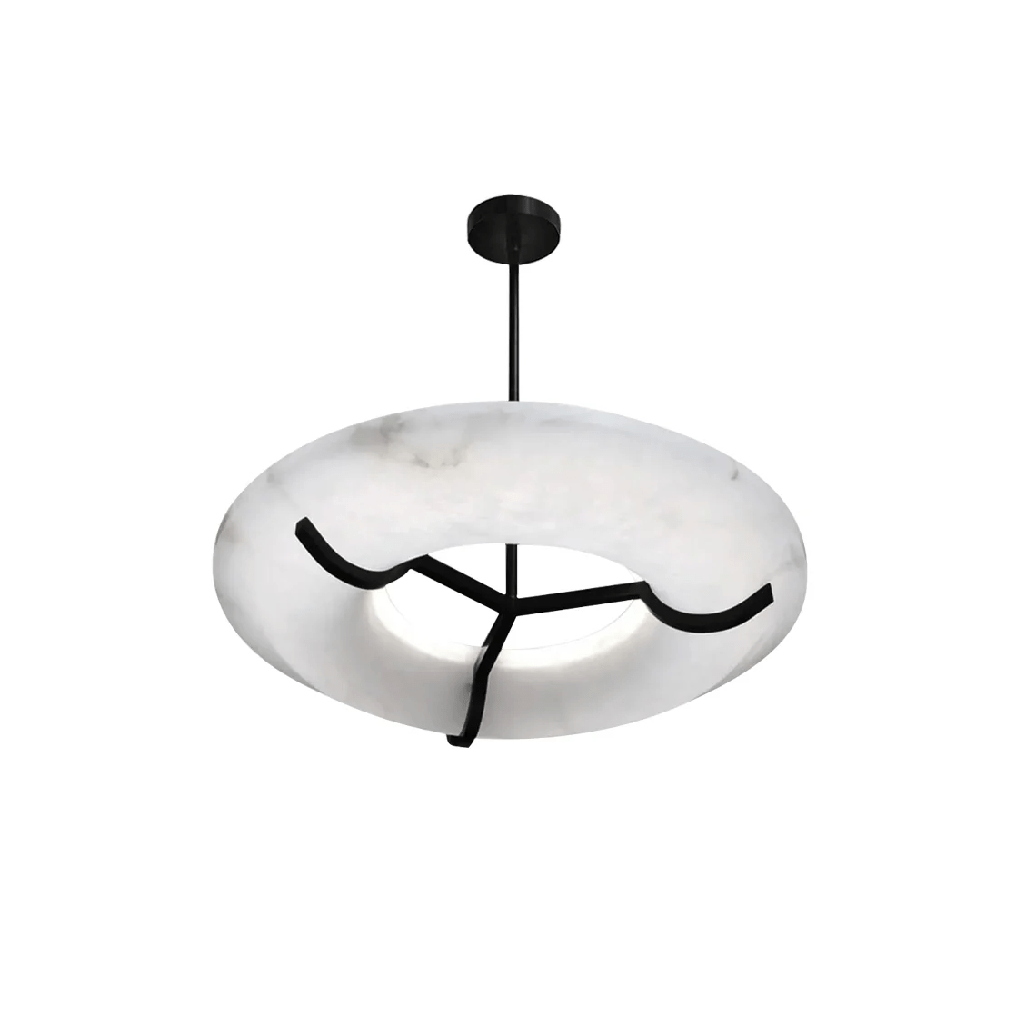 Inverwell Alabaster Chandelier-Moonnatur