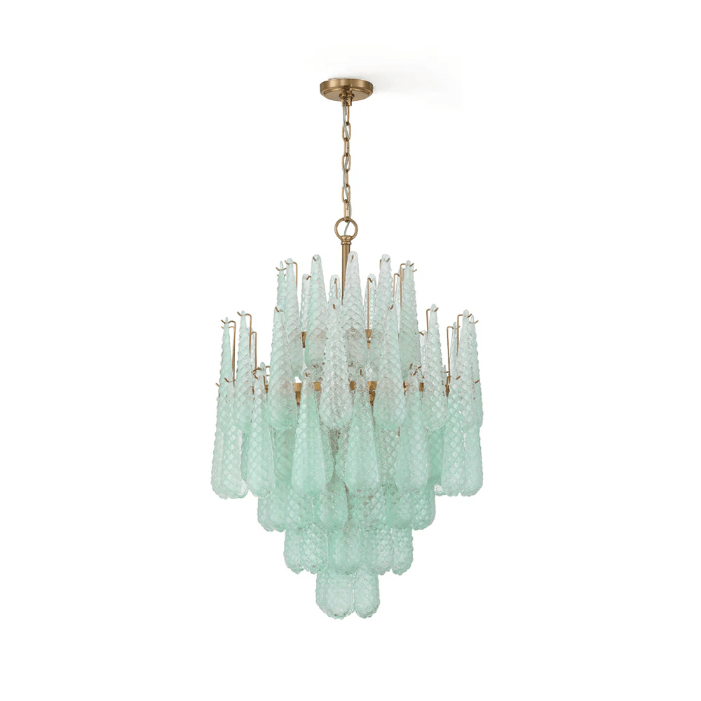 Hathervale Glass Chandelier-Moonnatur