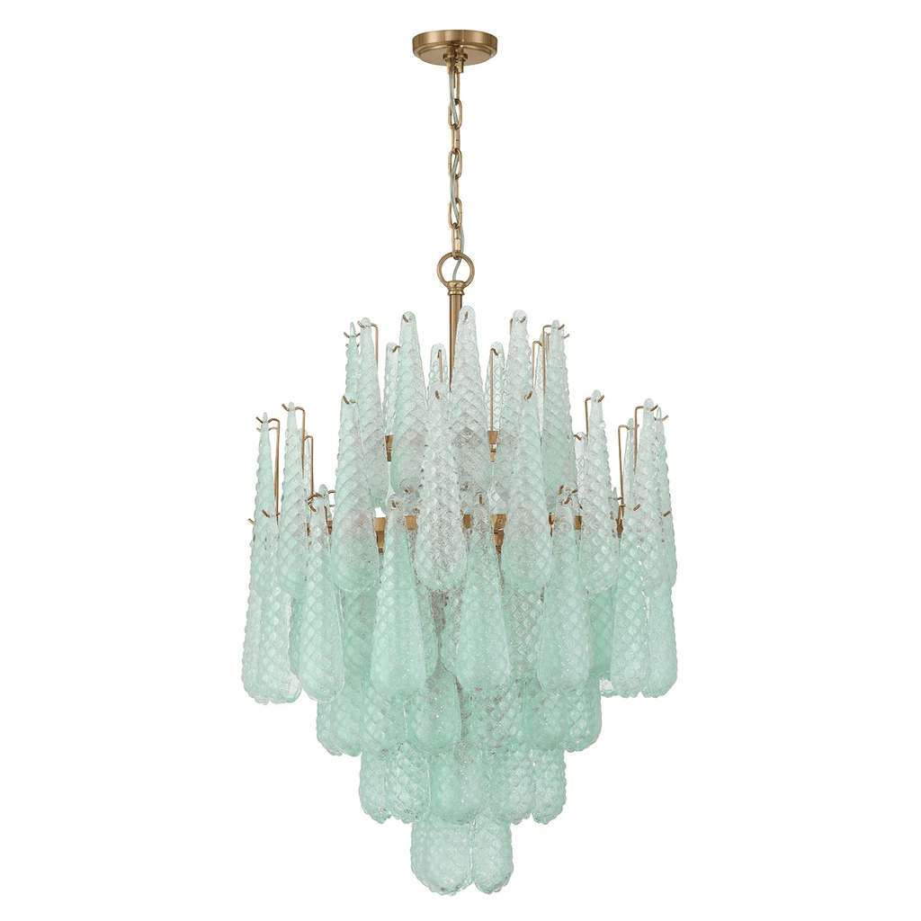 Hathervale Glass Chandelier-Moonnatur